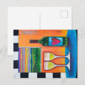 Carte Postale Vigne à Vin (Devant / Derrière)