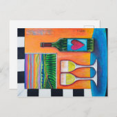 Carte Postale Vigne au Vin (Devant / Derrière)