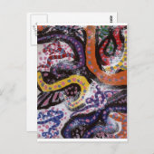 Carte Postale Vignes colorées 1 (Devant / Derrière)