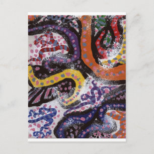 Carte Postale Vignes colorées 1