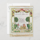 Carte Postale Vignette de 'd'Orange d'Eau de Fleur (Devant / Derrière)