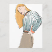 Carte Postale Vignette mode (Devant)