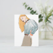 Carte Postale Vignette mode (Debout devant)