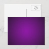 Carte Postale Vignette Violet-Noir Grainé (Devant / Derrière)