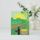 Carte Postale Vignoble (Debout devant)