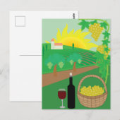 Carte Postale Vignoble (Devant / Derrière)