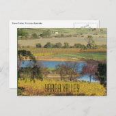 Carte Postale vignoble de la vallée de yarra (Devant / Derrière)