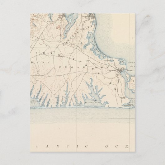 Carte Postale Vignoble de Martha, Massachusetts (Devant)