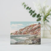 Carte Postale Vignoble de Martha vintage (Debout devant)