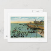 Carte Postale Vignoble de Martha, vue aérienne de la plage (Devant / Derrière)