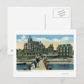 Carte Postale Vignoble de Martha, vue sur la jetée de la maison  (Devant / Derrière)