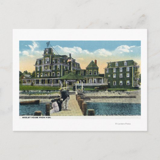 Carte Postale Vignoble de Martha, vue sur la jetée de la maison  (Devant)