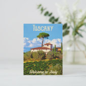 Carte Postale Vignoble de Toscane (Debout devant)
