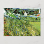 Carte Postale Vignobles avec vue sur Auvers par Vincent van Gogh (Devant)