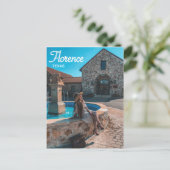 Carte Postale Vignobles de Florence (Texas) (Debout devant)