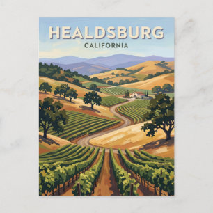 Carte Postale Vignobles de Healdsburg Californie