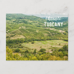 Carte Postale Vignobles paysages le matin dans le Chianti
