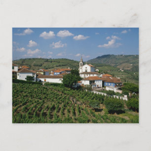 Carte Postale Vignobles, Village de San Miguel, Douro