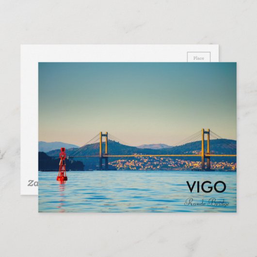 Carte Postale Vigo, pont de Rande (Devant / Derrière)