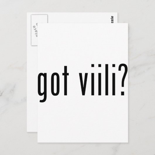 Carte Postale viili ? (Devant / Derrière)