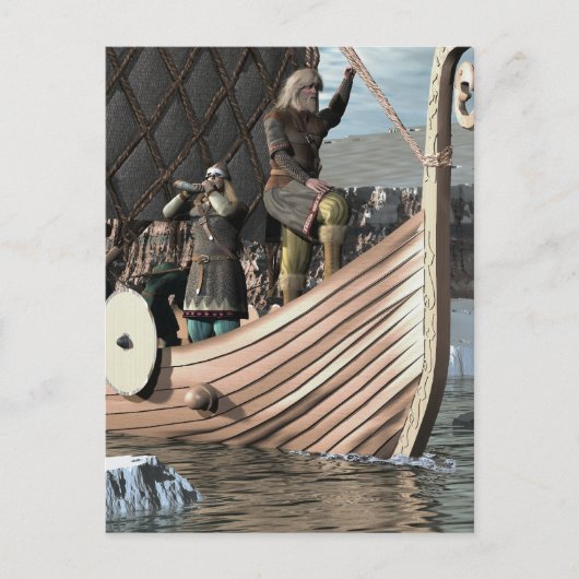 CARTE POSTALE VIKING (Devant)