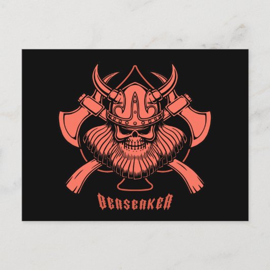 Carte Postale Viking Berserker (Devant)