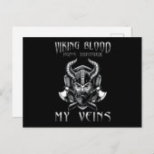 Carte Postale Viking Blood (Devant / Derrière)