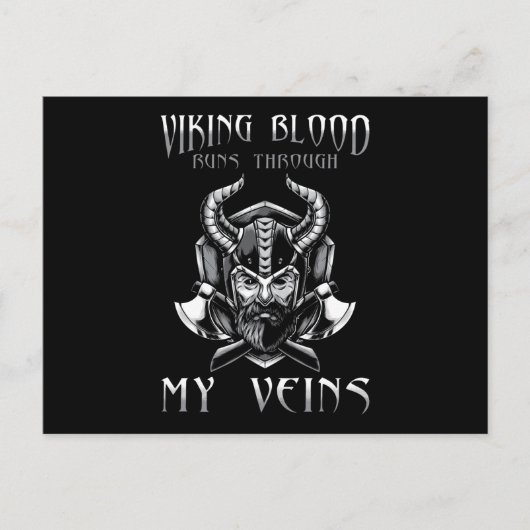 Carte Postale Viking Blood (Devant)