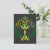 Carte Postale Viking Celtic Knotwork Arbre de vie (Debout devant)