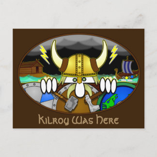 Carte postale Viking Kilroy 2