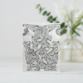 CARTE POSTALE VIKING & OSEBERG CONCEPTION DE CONNAISSANCES (Debout devant)