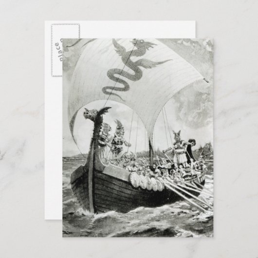 Carte Postale Viking Raiders (Devant / Derrière)