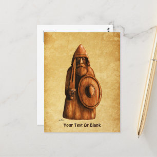 Carte Postale Viking rustique