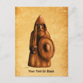 Carte Postale Viking rustique (Devant)