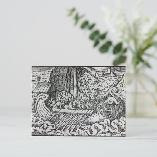 Carte Postale Viking Ship (Debout devant)
