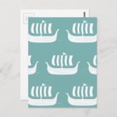 Carte postale Viking ships (Devant / Derrière)