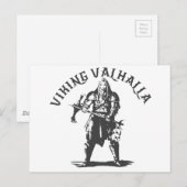 Carte Postale Viking Valhalla - Design 6 (Devant / Derrière)