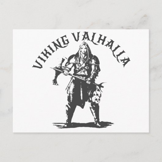 Carte Postale Viking Valhalla - Design 6 (Devant)