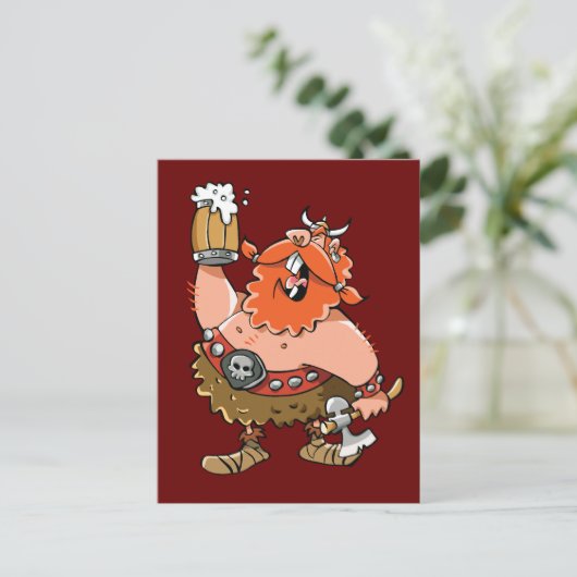 CARTE POSTALE VIKING WARRIOR (Debout devant)