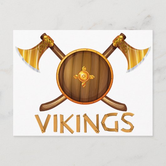 Carte Postale Vikings (Devant)