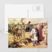 Carte Postale Vikings sur le rivage (Devant / Derrière)