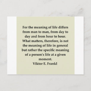 Carte Postale viktor frankl
