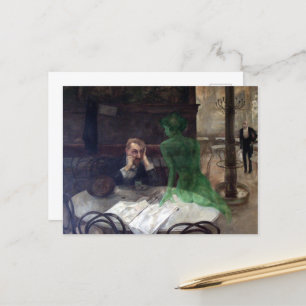 Carte Postale Viktor Oliva The Absinthe Drinker