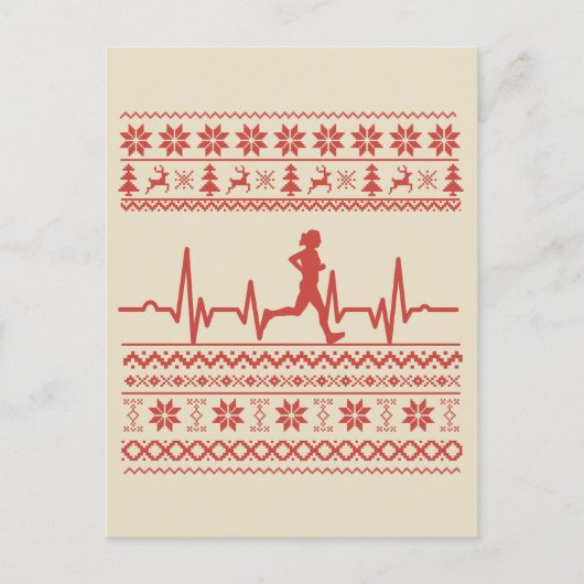 Carte Postale Vilain pull de Noël (Devant)