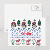 Carte Postale Vilain Sweater Style Thunder_Cove (Devant / Derrière)
