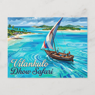 Carte Postale Vilankulo Dhow Safari Mozambique