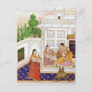 Carte Postale Vilaval Ragini: Woman at her Toilet