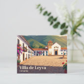 Carte Postale Villa de Leyva, Boyacá, Colombie (Debout devant)