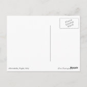 Carte Postale Villa ferme avec cyprès en Toscane (Dos)