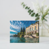 Carte Postale Villa Monastero Varenna lac como (Debout devant)